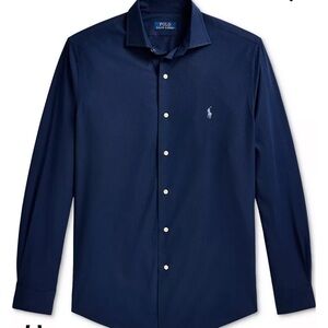 Polo by Ralph Lauren Navy Long-Sleeve Button Shirt